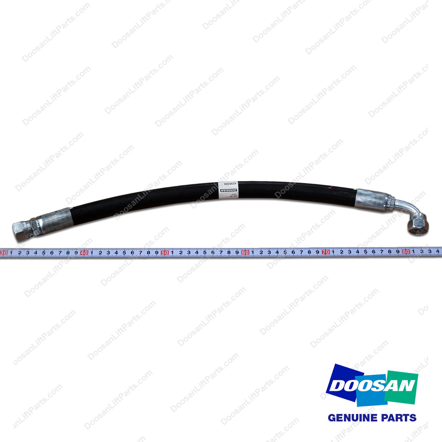 Hose ASSY;90ELBOW-Straight - Doosan Forklift Part A235055