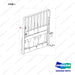 A236259 LOAD BACKREST G/D35-40 L=1727 (68IN) - full parts diagram, item 1 marked - genuine Doosan / Bobcat forklift part