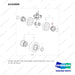 A243006 MOUNT GROUP;TIRE AND WHEEL,SOLID,WIDE DR - full parts diagram, item 3-02 marked - genuine Doosan / Bobcat forklift part