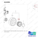 A243006 MOUNT GROUP;TIRE AND WHEEL,SOLID,WIDE DR - parts diagram, item 3-02 shown - genuine Doosan / Bobcat forklift part