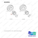A243041 Tire Gp-Solid Soft - full parts diagram, item 1-02 marked - genuine Doosan / Bobcat forklift part