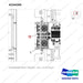 A244260 CHANGEOVER AR;EE TYPE(36V) - parts diagram, item 1 shown - genuine Doosan / Bobcat forklift part