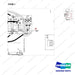 A244556 CONNECTOR GP-BATTERY(EMERGENCY)(SB GRAY)-SE MOTOR - parts diagram, item 1 shown - genuine Doosan / Bobcat forklift part
