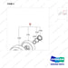 A250127 TIRE;&WHEEL GP(1.5T) - parts diagram, item 3 shown - genuine Doosan / Bobcat forklift part