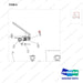 A250305 CONTROL GP-ACCELERATION - parts diagram, item 8 shown - genuine Doosan / Bobcat forklift part