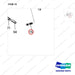 A250325 CASE GP-X-MSN - parts diagram, item 15 shown - genuine Doosan / Bobcat forklift part