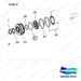 A250351 CLUTCH GP-FORWARD & REVERSE - parts diagram, item 27 shown - genuine Doosan / Bobcat forklift part