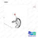 A250358 BRAKE AS - RH - parts diagram, item 9 shown - genuine Doosan / Bobcat forklift part