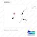 A250364 BRAKE AS - LH - parts diagram, item 12 shown - genuine Doosan / Bobcat forklift part