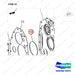 A250393 CASE GP-X-MSN - parts diagram, item 10 shown - genuine Doosan / Bobcat forklift part