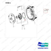 A250398 TORQUE CONVERTER GP - parts diagram, item 4 shown - genuine Doosan / Bobcat forklift part