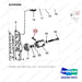 A250406 CONTROL GP-X-MSN HYDR - (2/2) - parts diagram, item 45 shown - genuine Doosan / Bobcat forklift part