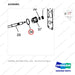 A250481 CONTROL GP-X-MSN HYDR - (2/2) - parts diagram, item 33 shown - genuine Doosan / Bobcat forklift part