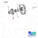 A250496 DRIVE GP-X-MSN - OUTPUT - parts diagram, item 6 shown - genuine Doosan / Bobcat forklift part
