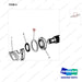 A250510 DRIVE GP-X-MSN - OUTPUT - parts diagram, item 5 shown - genuine Doosan / Bobcat forklift part