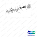 A250517 DRIVE GP-X-MSN - OUTPUT - full parts diagram - genuine Doosan / Bobcat forklift part