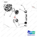 A250525 DIFFERENTIAL GP - parts diagram, item 7 shown - genuine Doosan / Bobcat forklift part