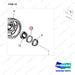 A250526 AXLE GP-DRIVE - parts diagram, item 10 shown - genuine Doosan / Bobcat forklift part