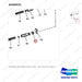 A250531 CONTROL GP-X-MSN HYDR - (2/2) - parts diagram, item 50 shown - genuine Doosan / Bobcat forklift part