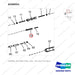 A250551 CONTROL GP-X-MSN HYDR - (2/2) - parts diagram, item 18 shown - genuine Doosan / Bobcat forklift part