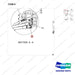 A250965 LINES GP-MAST OPERATING - parts diagram, item 9 shown - genuine Doosan / Bobcat forklift part