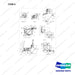 A250967 LINES GP-MAST OPERATING - full parts diagram, item 5 marked - genuine Doosan / Bobcat forklift part