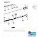 A251277 CONTROL GP-X-MSN HYDR - (2/2) - parts diagram, item 36 shown - genuine Doosan / Bobcat forklift part