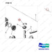 A251296 DIFFERENTIAL GP - parts diagram, item 10 shown - genuine Doosan / Bobcat forklift part
