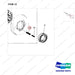 A251298 DIFFERENTIAL GP - parts diagram, item 12 shown - genuine Doosan / Bobcat forklift part