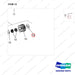 A251320 GEAR GP-FORWARD & REVERSE - parts diagram, item 13 shown - genuine Doosan / Bobcat forklift part