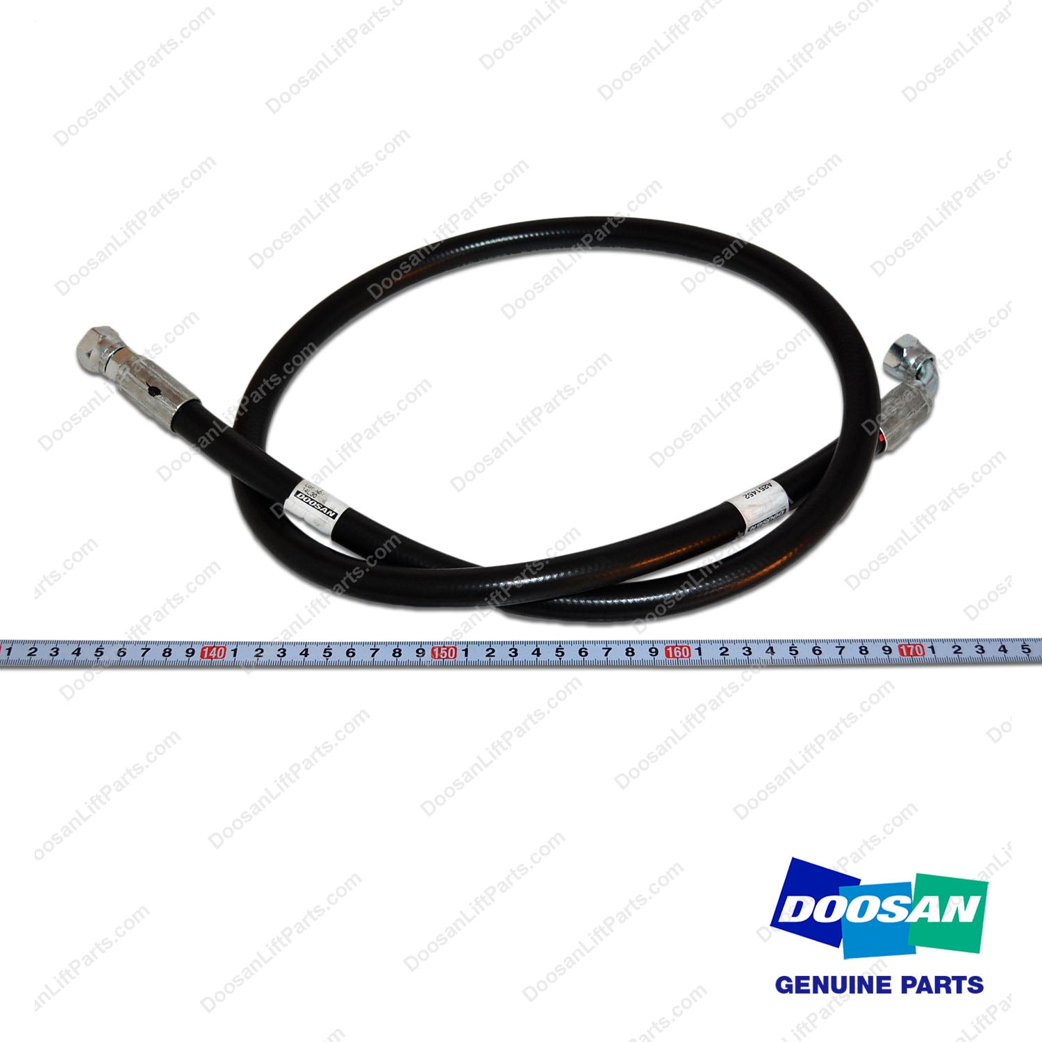 Hose Assy;straight-90ELBOW - Doosan Forklift Part A251452