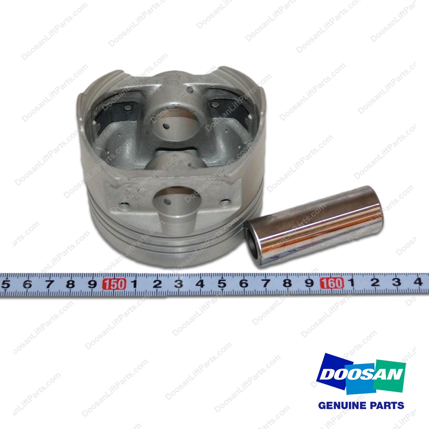 Piston & Pin As. (O/S 0.50) - Doosan Forklift Part A252028