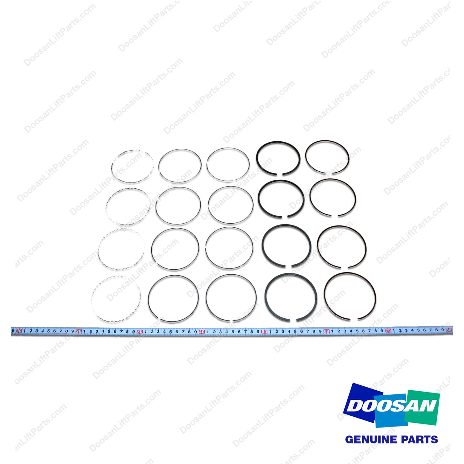 Ring Set,Piston - Doosan Forklift Part A252032