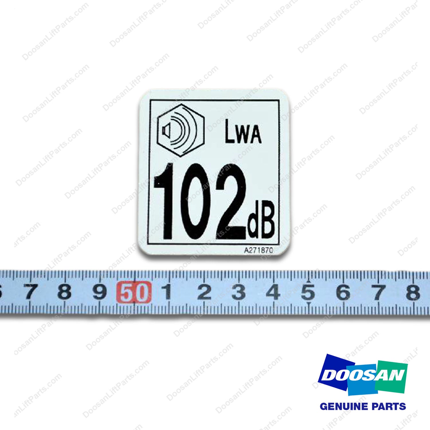 Film;noise Level(102DB) - Doosan Forklift Part A271870
