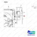 A271886 LINES GP-COOLANT - parts diagram, item 5 shown - genuine Doosan / Bobcat forklift part