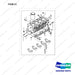 A273577 CYLINDER BLOCK GP - full parts diagram, item 21 marked - genuine Doosan / Bobcat forklift part