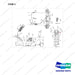 A275023 LINES GP-POWER STEERING - full parts diagram, item 3 marked - genuine Doosan / Bobcat forklift part