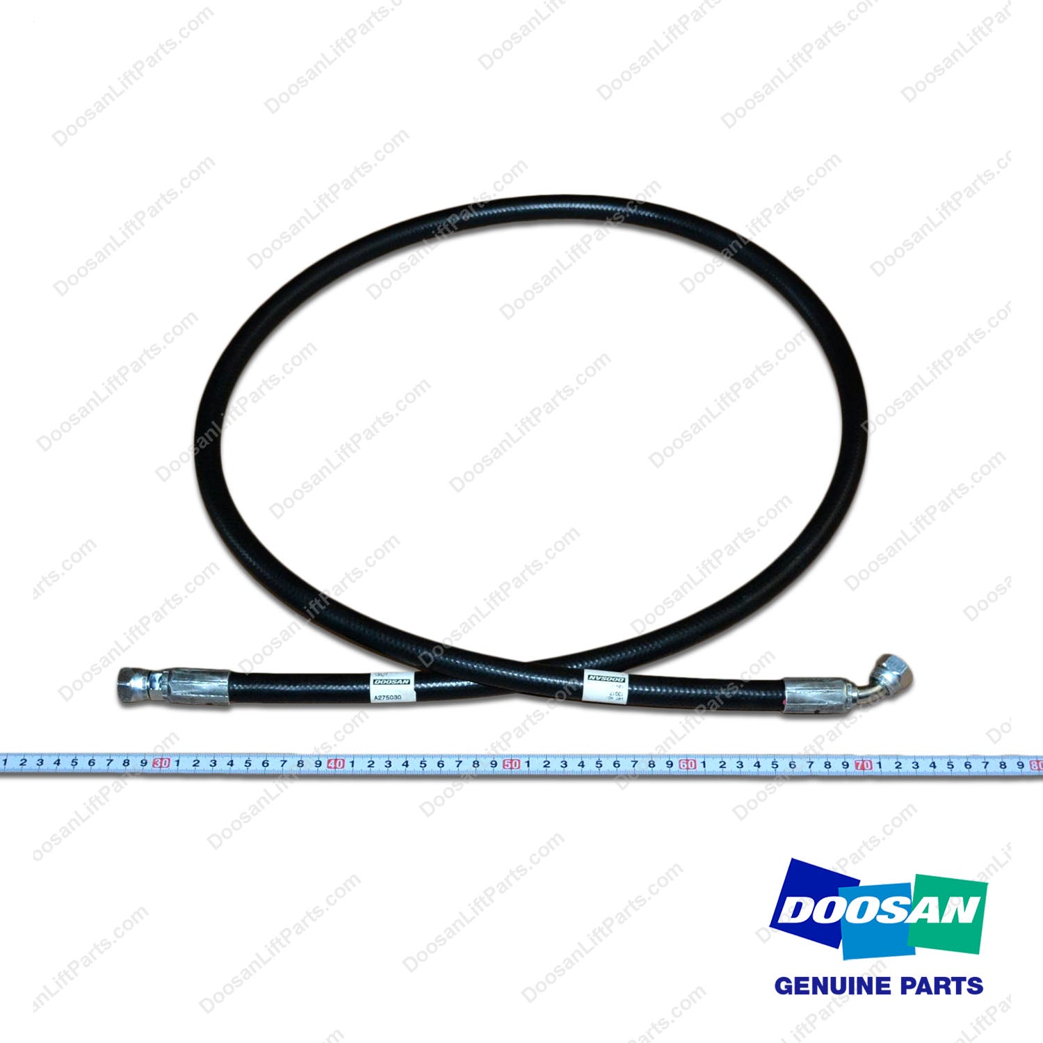 Hose Assy;straight-45ELBOW - Doosan Forklift Part A275030