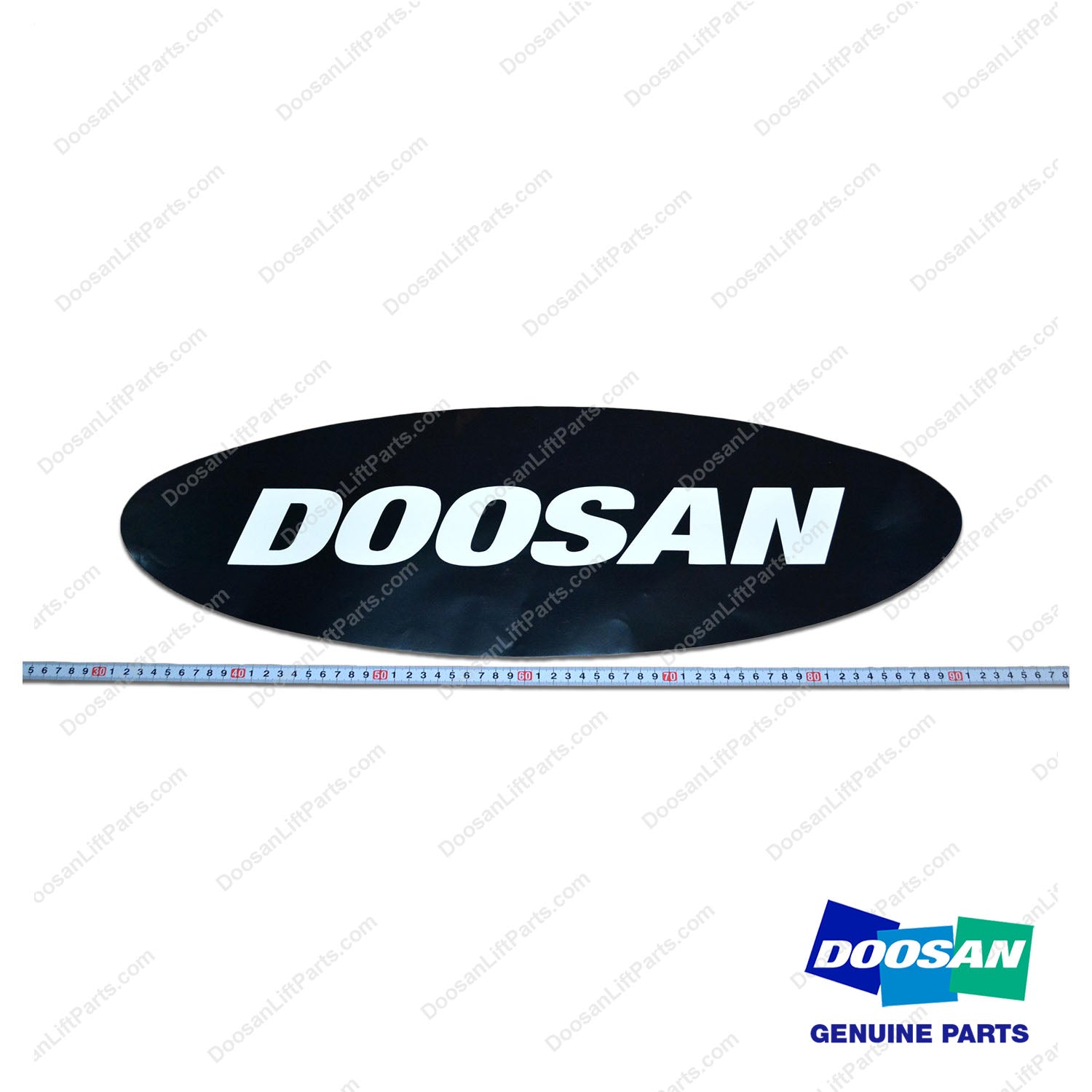 Decal;doosan_logo - Doosan Forklift Part A281738