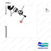A293265 CYLINDER BLOCK - parts diagram, item 6 shown - genuine Doosan / Bobcat forklift part