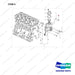 A298029 THERMOSTAT - full parts diagram, item 5 marked - genuine Doosan / Bobcat forklift part