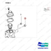 A298029 THERMOSTAT - parts diagram, item 5 shown - genuine Doosan / Bobcat forklift part