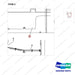A301254 FLOOR PLATE GP - parts diagram, item 2 shown - genuine Doosan / Bobcat forklift part