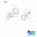 A303013 WHEEL & TIRE GROUP;DRIVE 991MM OAW SMOOT - full parts diagram, item 1 marked - genuine Doosan / Bobcat forklift part