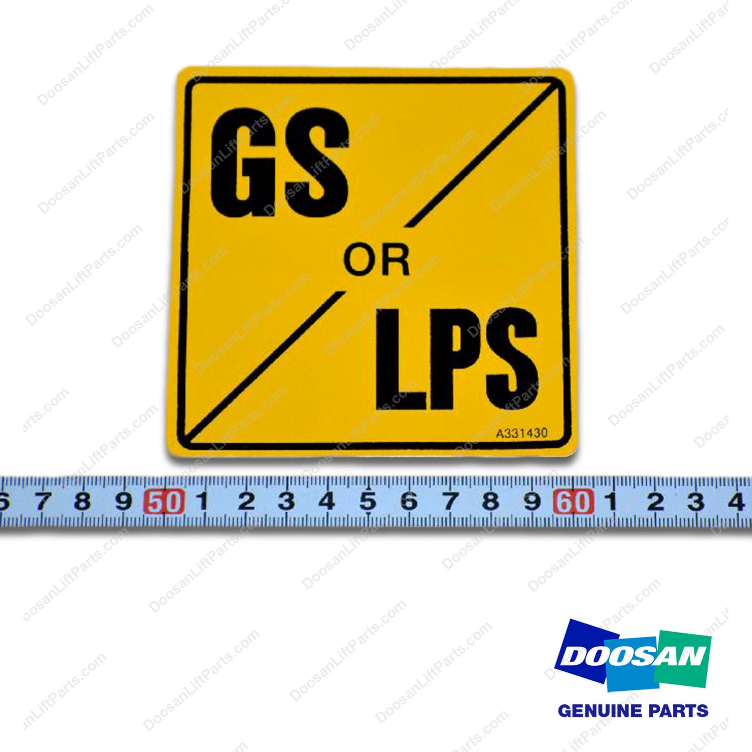 Film;gs/Lps Safety - Doosan Forklift Part A331430
