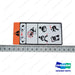 Film;warning-Tipover(Ver) - Doosan Forklift Part A331900