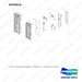 A335014 LIFT GP-QUAD-SECONDARY - LH(BASIC) - full parts diagram - genuine Doosan / Bobcat forklift part