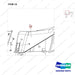 A341191 PANEL GP - TOP - parts diagram, item 1A shown - genuine Doosan / Bobcat forklift part