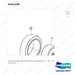 A341248 ARRANGEMENT;TIRE-NON MARKING NARROW 2.0/ - parts diagram, item 1 shown - genuine Doosan / Bobcat forklift part