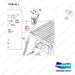 A351474 LIGHT GP - parts diagram, item 4A-1 shown - genuine Doosan / Bobcat forklift part
